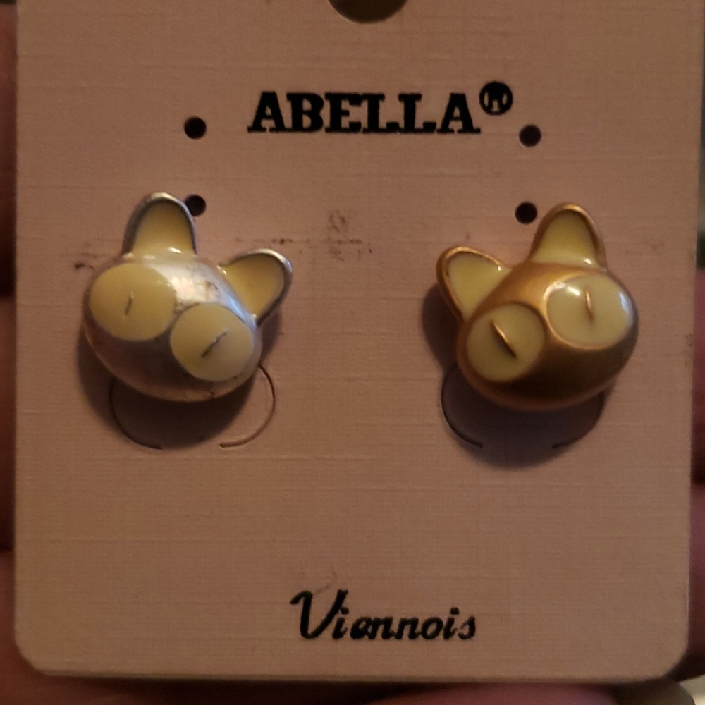 Cat post Earrings